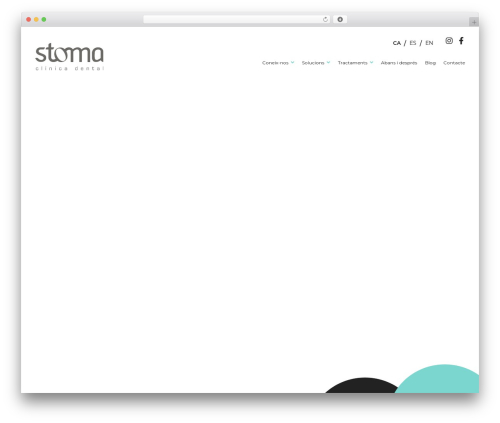 Theme WordPress Atomic Blocks - clinicadentalstoma.es
