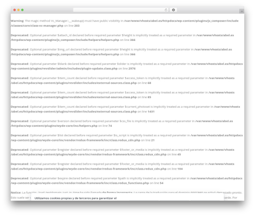 Wyde core WordPress plugin - abel.es