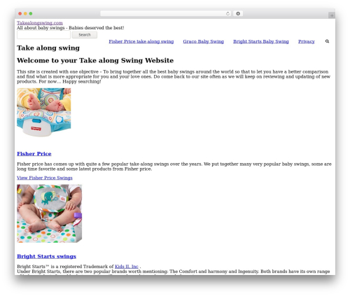 Ultimatum premium WordPress theme - takealongswing.com