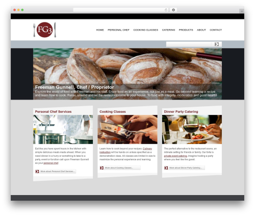 WordPress theme Freeman Gunnell - freemangunnell.com