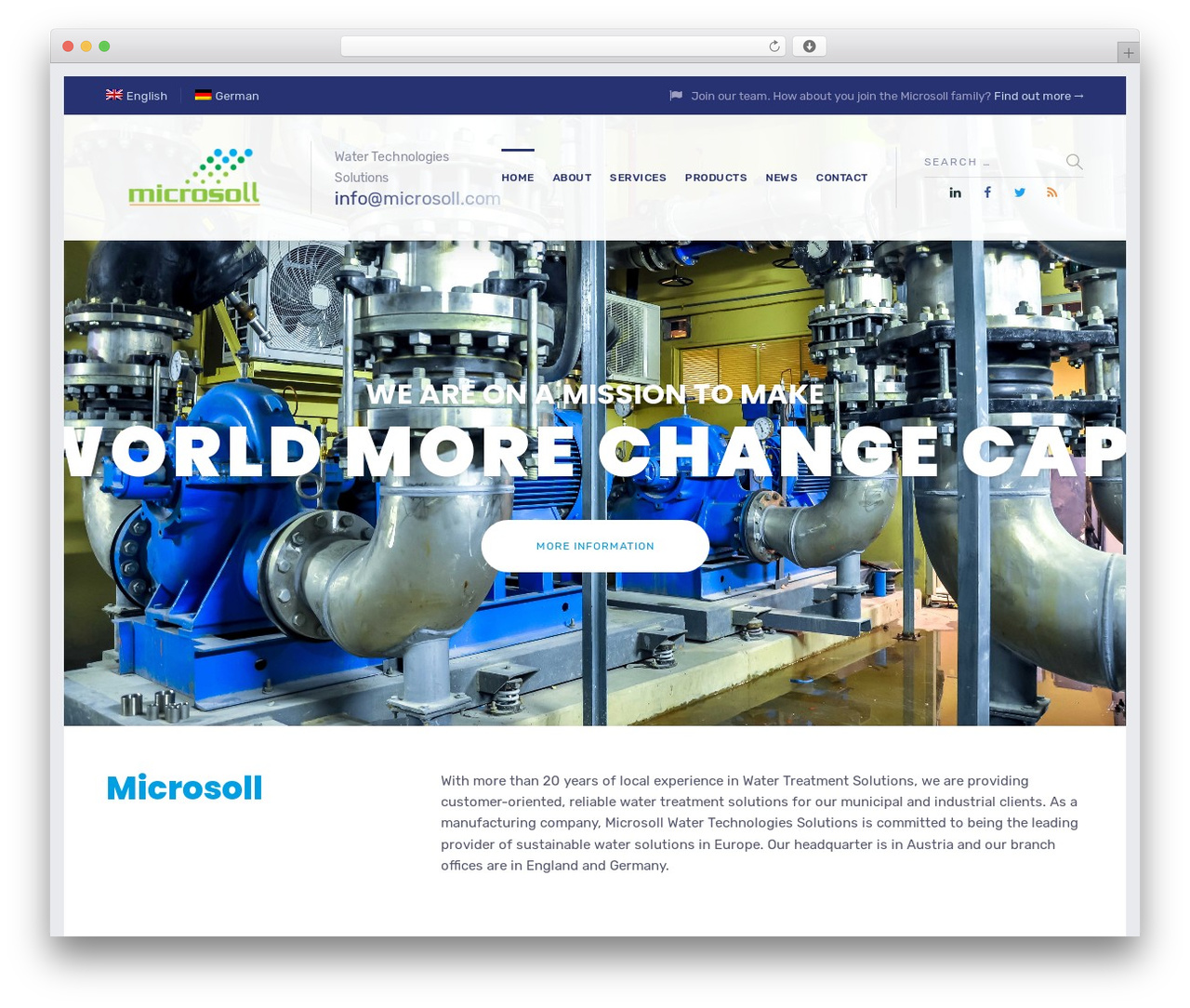 WordPress theme GLB - microsoll.com