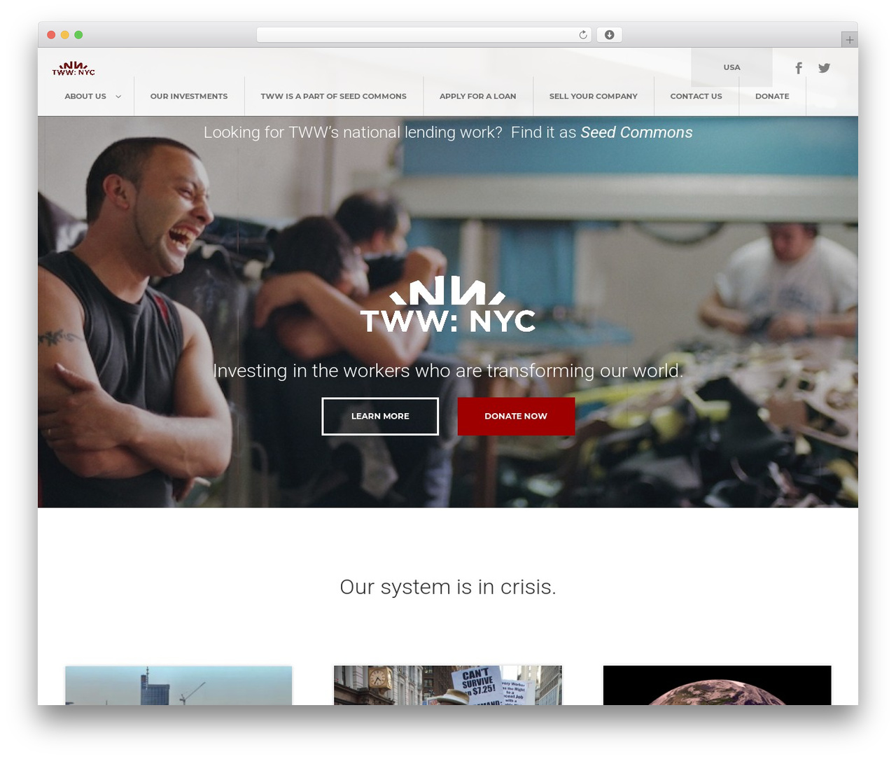 WordPress theme Machine WP - theworkingworld.org/us