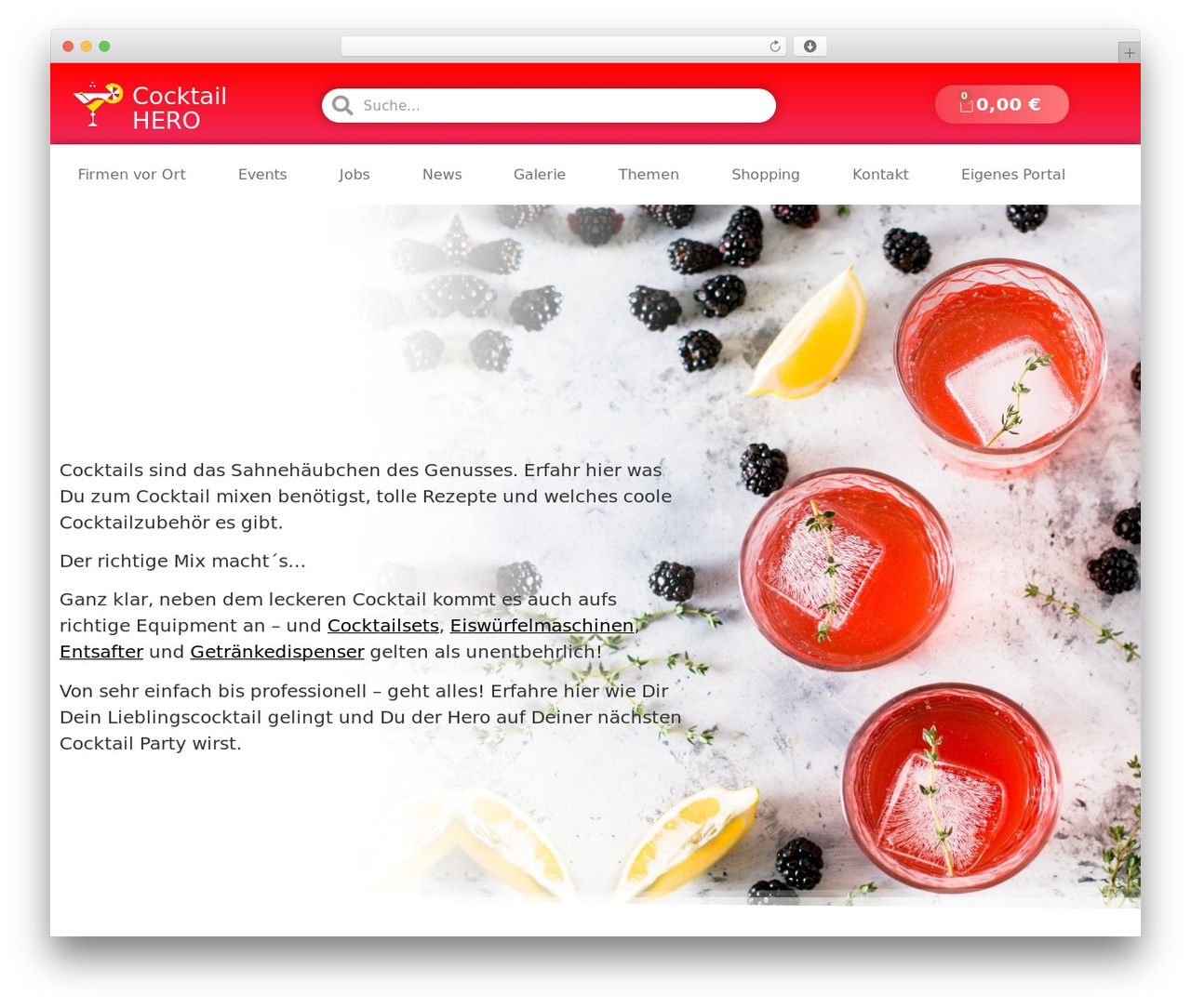 WordPress website theme Hello Elementor - cocktail-hero.com WordPress website theme Hello Elementor - cocktail-hero.com