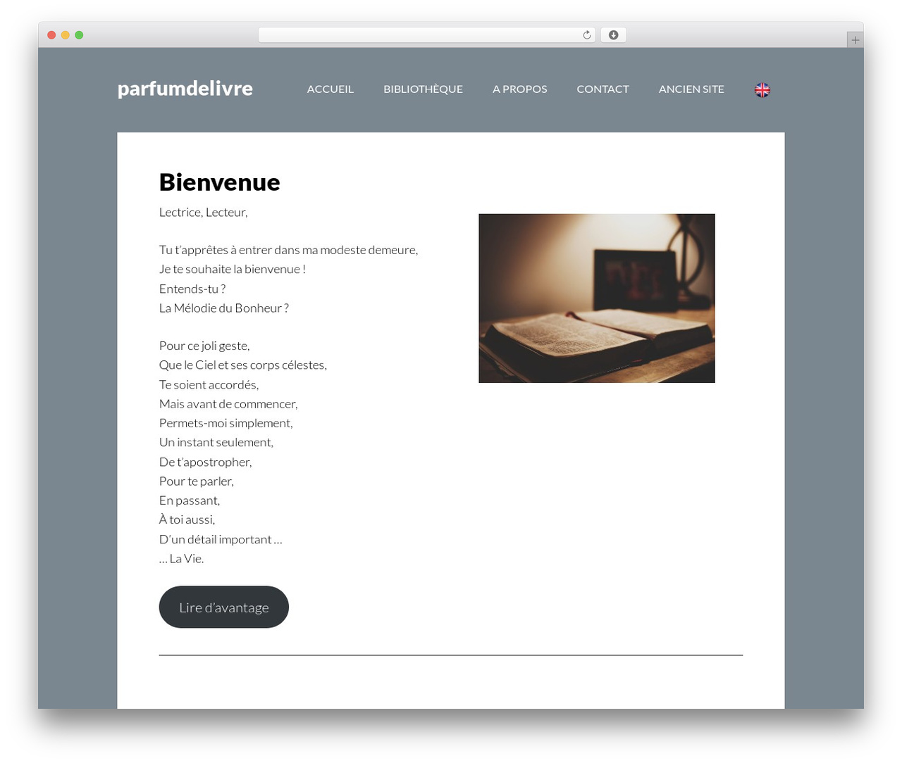 Author Pro theme WordPress - lucdelfossebooks.com
