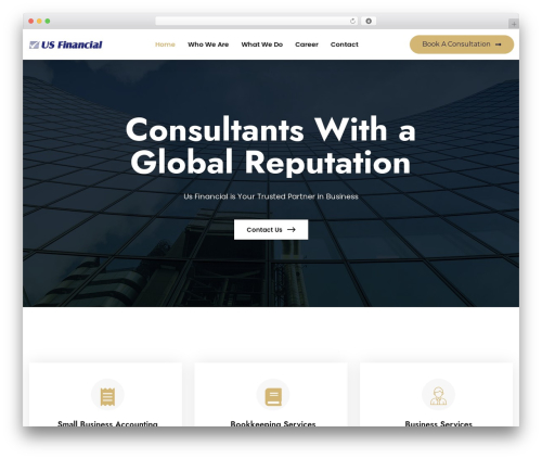 Constech theme WordPress - usfinancialtx.com