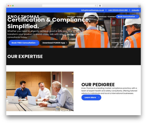 Hello Elementor theme WordPress - knoxthomas.co.uk