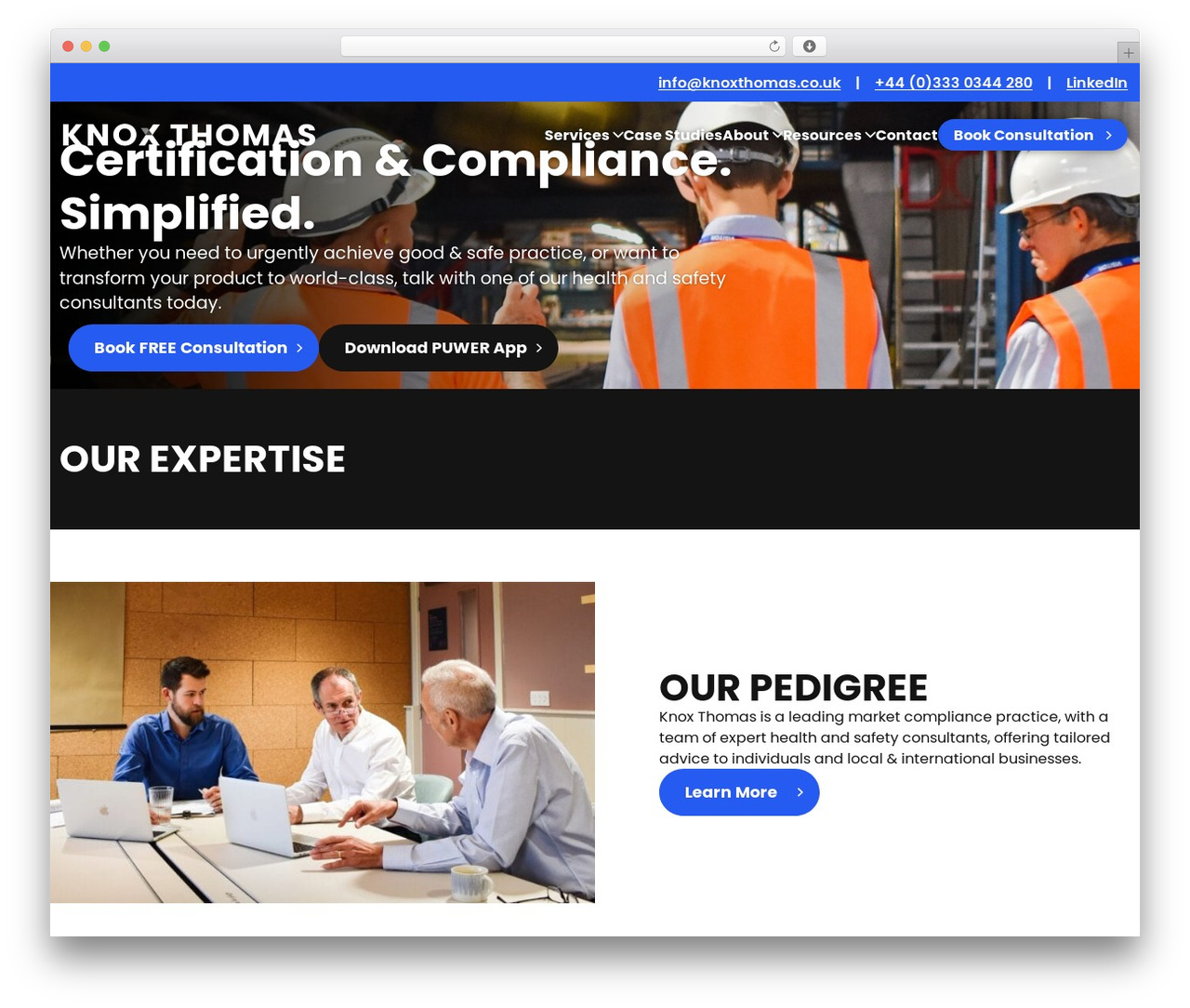 Hello Elementor theme WordPress - knoxthomas.co.uk