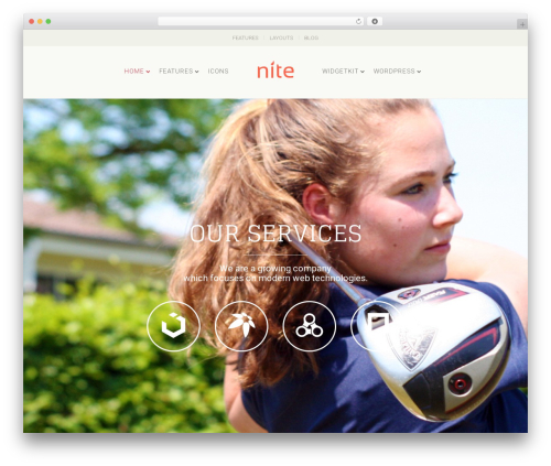 Nite WordPress theme - kayleedejonge.com