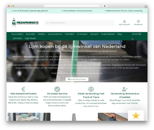 Cvb gateway WordPress plugin - mesaproducts.nl