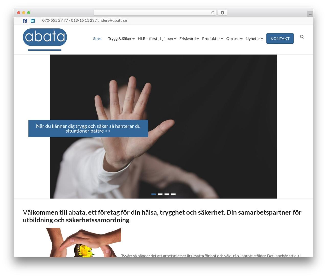 Spacious free WordPress theme - abata.se Spacious free WordPress theme - abata.se