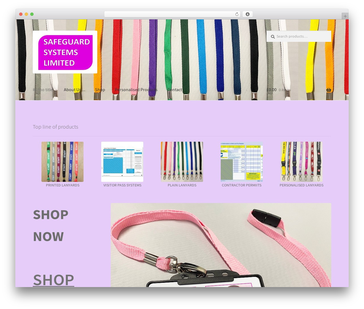 Storefront WordPress ecommerce theme - safeguardsystems.net