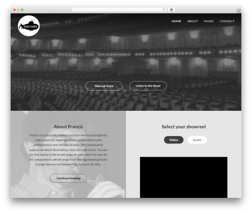 Theme WordPress Uncode - subtunes.co.uk
