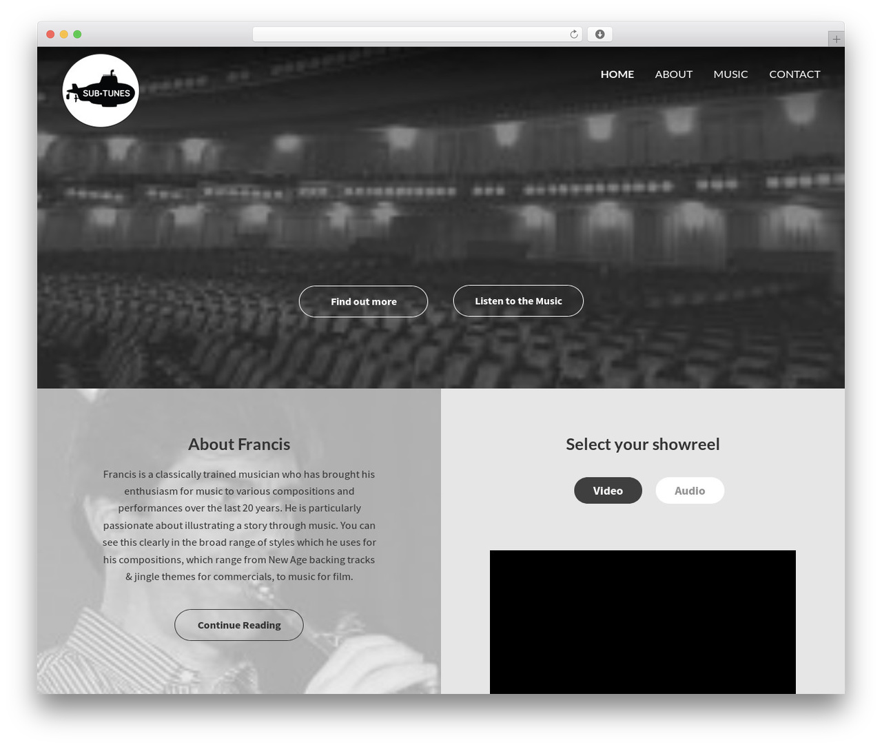 Theme WordPress Uncode - subtunes.co.uk