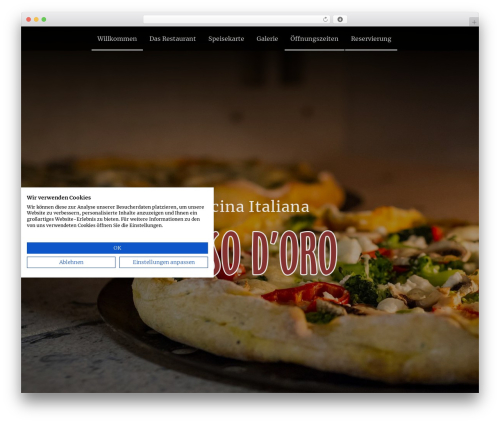 The7 WordPress theme - sassodoro.at
