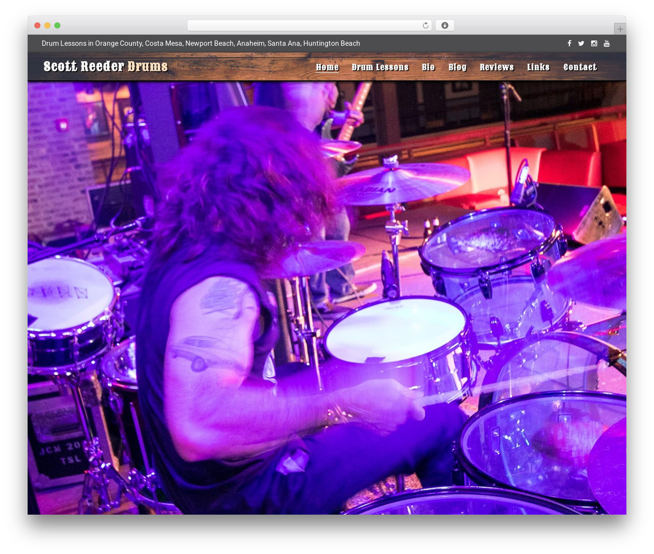 Theme WordPress Client Theme - scottreederdrums.com