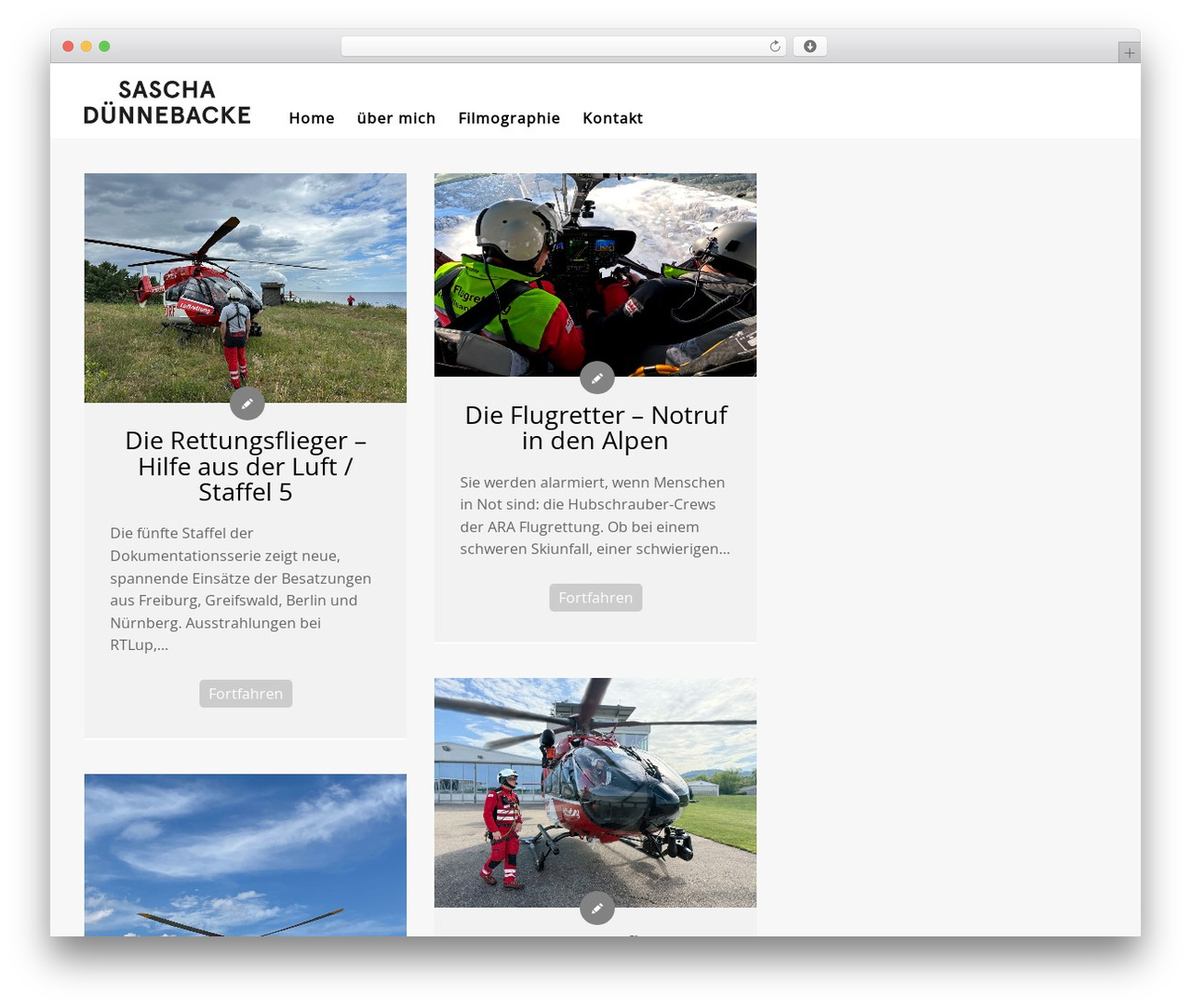 Theme WordPress Merapi - saschaduennebacke.com
