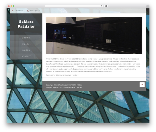 Theme WordPress Vertikal - szklarzpazdzior.pl