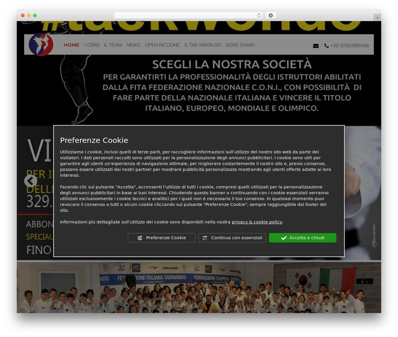 Tkdteam WordPress theme - tkdteam.com