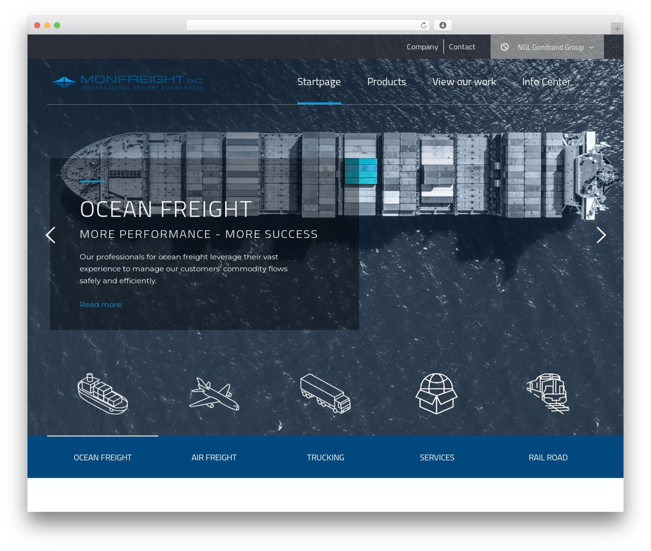 Transcargo WordPress theme - monfreight.com Transcargo WordPress theme - monfreight.com