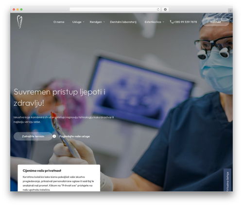 vdtheme WordPress theme - dentalcentar-santic.com