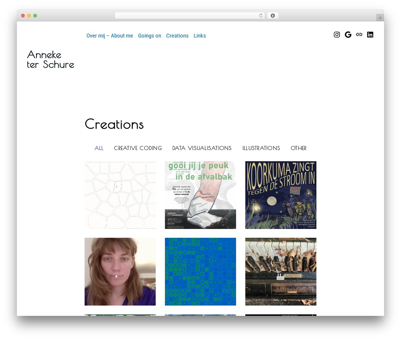 WordPress theme Dalston - anneketerschure.nl