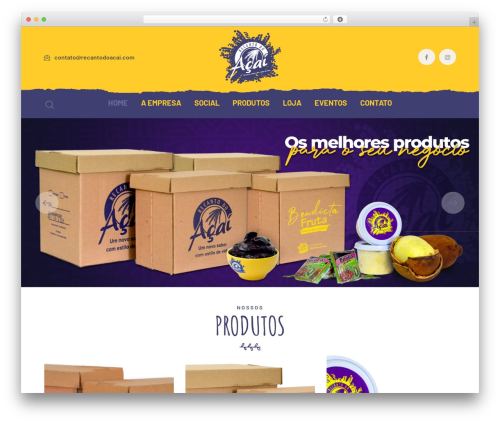 Agrikole theme WordPress - recantodoacai.com