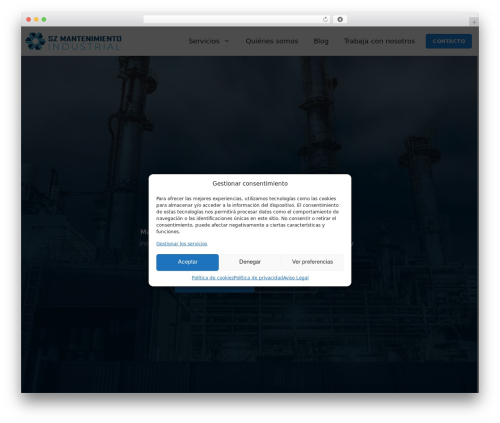 GeneratePress WordPress theme - szindustrial.com