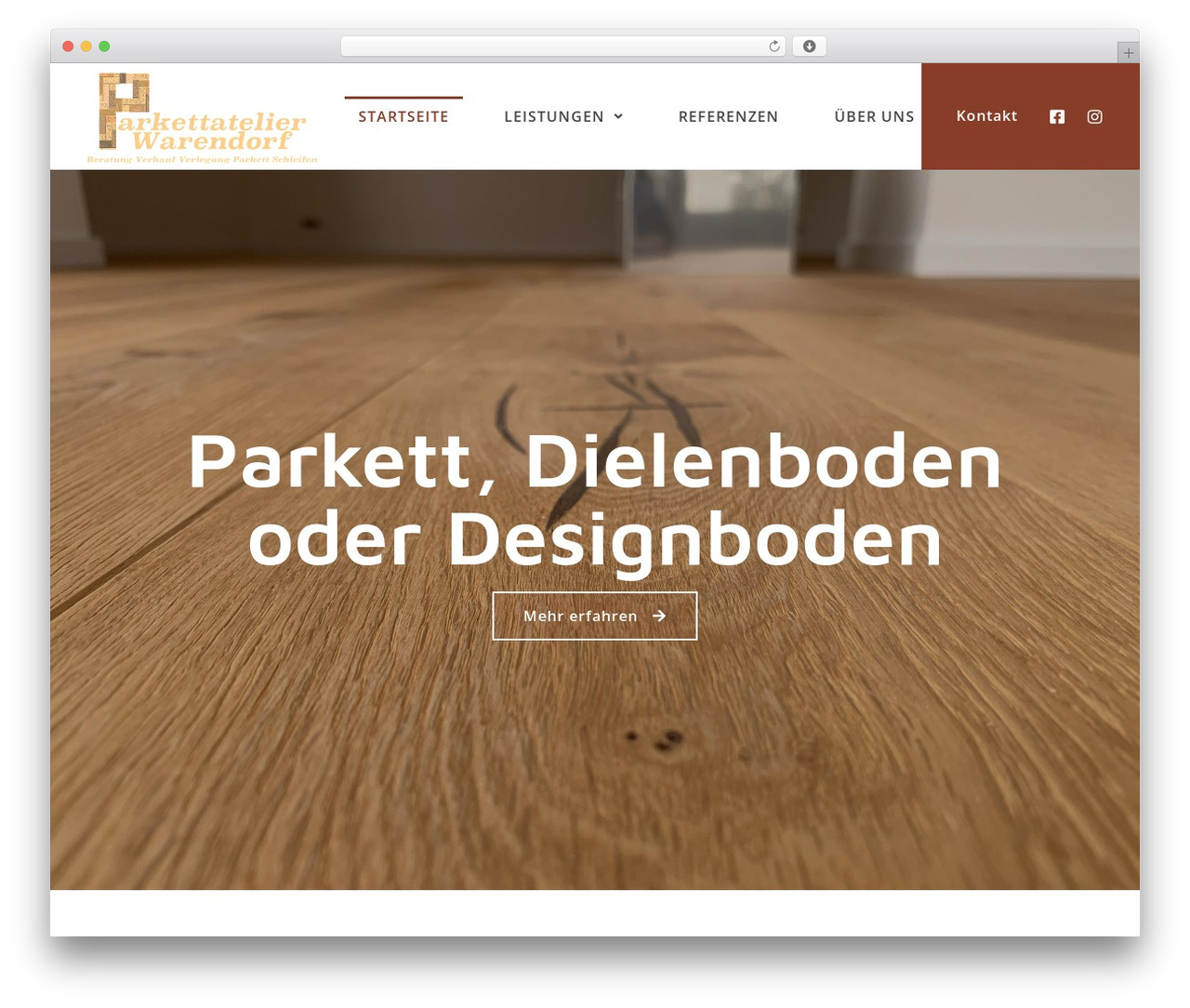 Hello Elementor WordPress theme - parkettatelier-waf.de