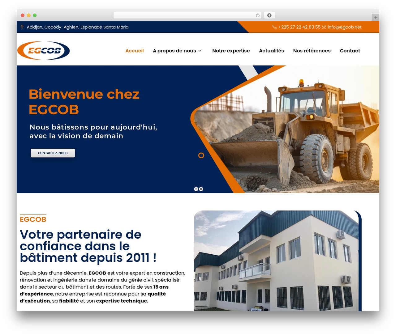 Hello Elementor WordPress theme - egcob.net