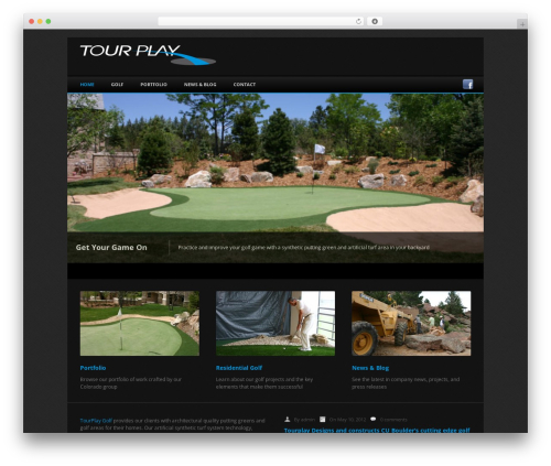 Ubergeist theme WordPress - artificial-turf-colorado.com