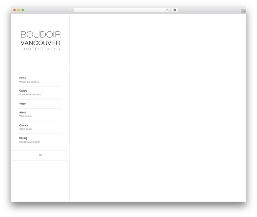 vanhit WordPress theme - boudoirvancouver.com