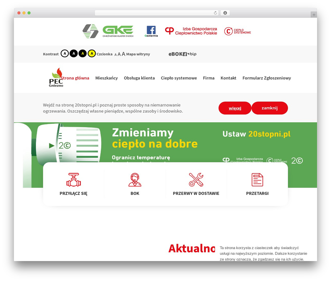 WordPress theme PEC - pec.gniezno.pl