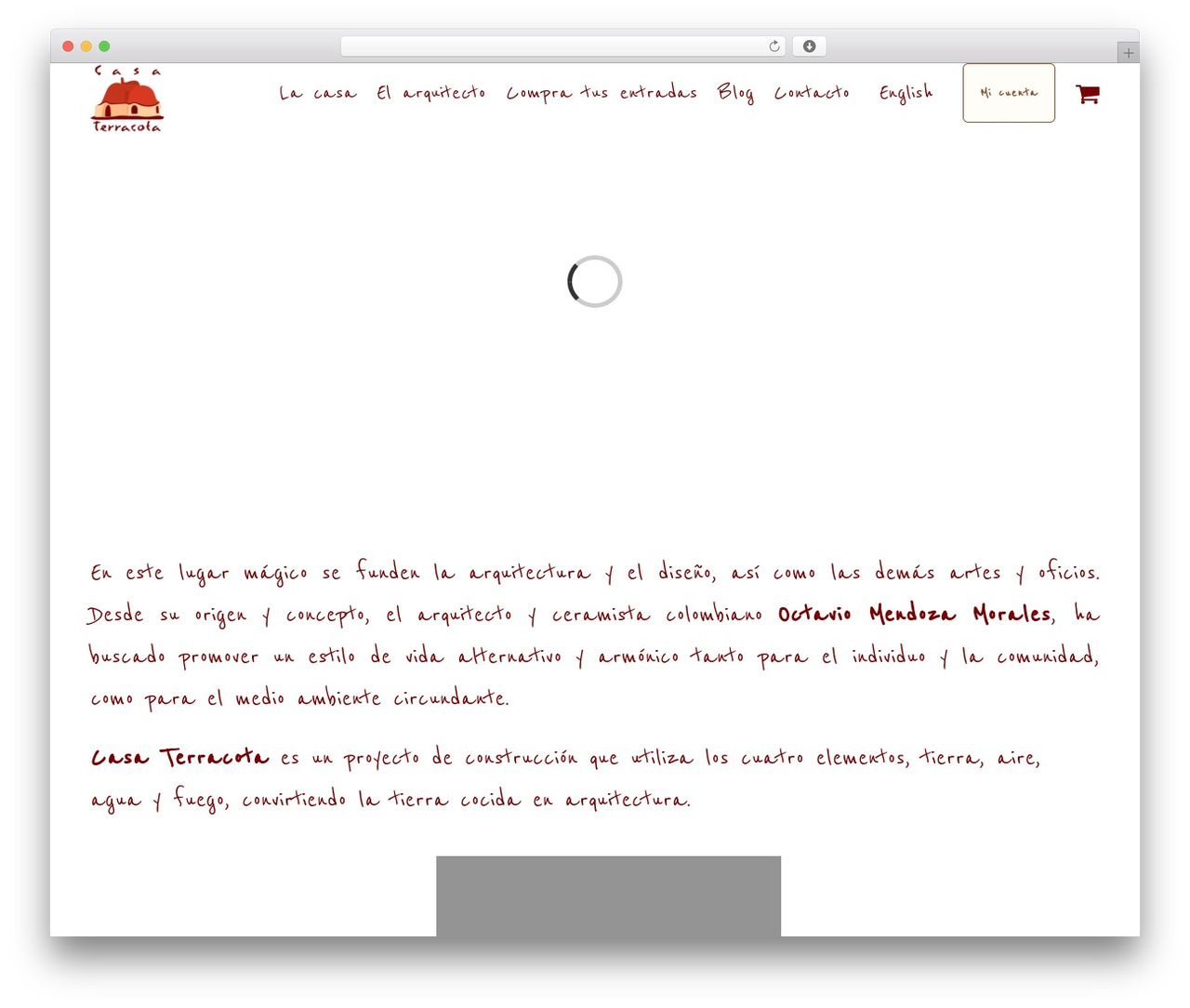 Avada WordPress theme - casaterracota.com