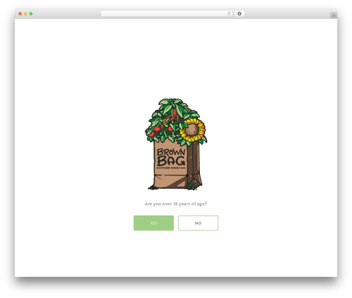 Cp age gate WordPress plugin - brownbagfarmgoods.com