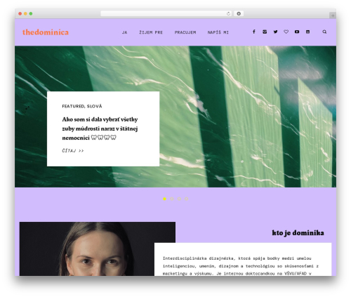 Cosmo Theme theme WordPress - thedominica.sk