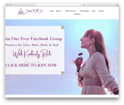 Elegantshop WordPress plugin - singingforyoursoul.com
