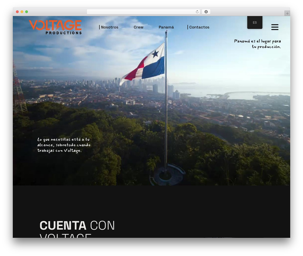 FirstFrame WordPress theme - voltage-panama.com