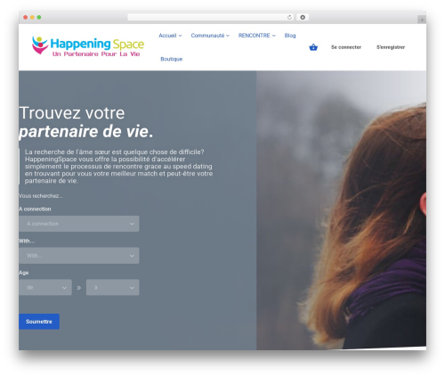 Gwangi theme WordPress - happeningspace.com
