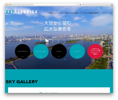 Minimable WP theme - sky-technica.com