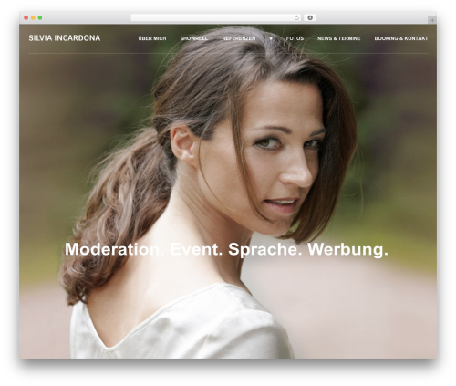 Nivan WordPress theme - silvia-incardona.de