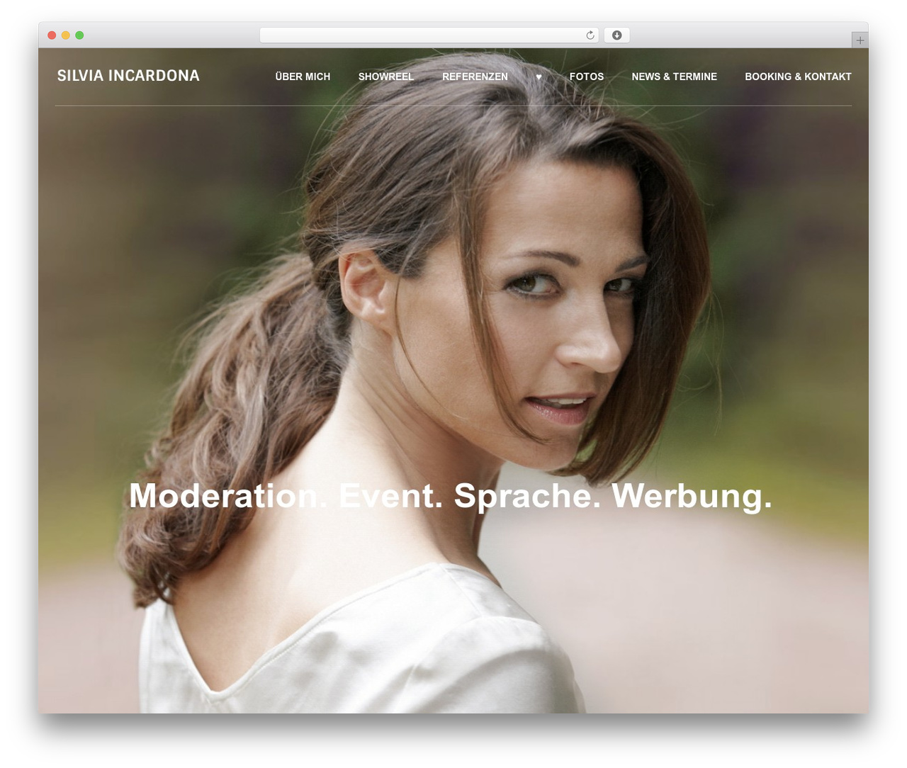 Nivan WordPress theme - silvia-incardona.de