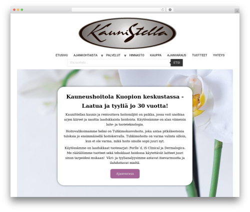 Template WordPress Hello Elementor - kaunistella.fi