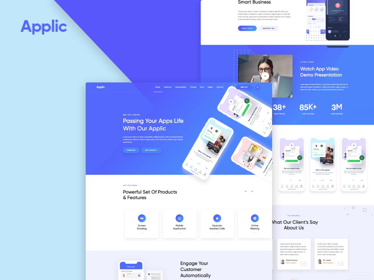 Theme WordPress Applic by QuomodoTheme