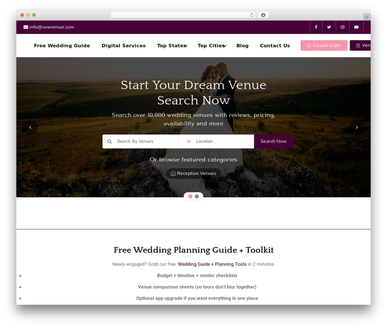 WeddingDir WordPress wedding theme - vowvenue.com WeddingDir WordPress wedding theme - vowvenue.com