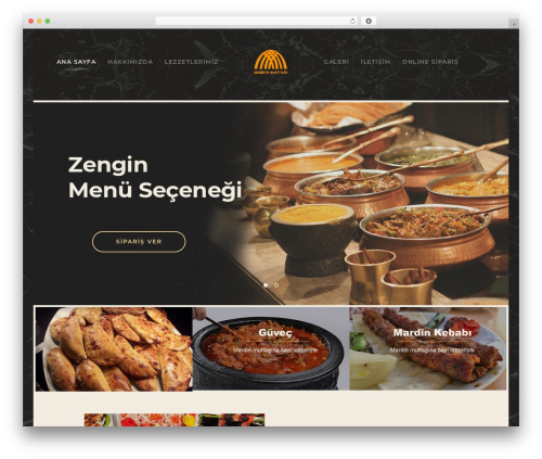 WordPress theme Alanzo - mardinmutfagi.com