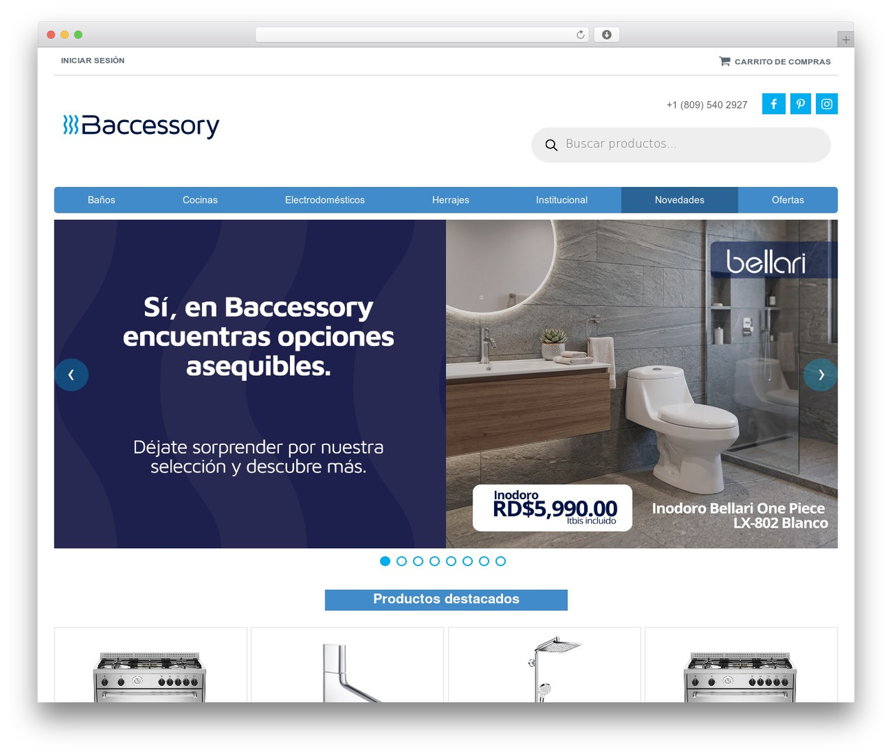 WordPress theme Baccessory - baccessory.com