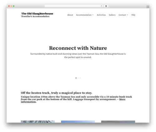 WordPress theme Divi - oldslaughterhouse.co.nz