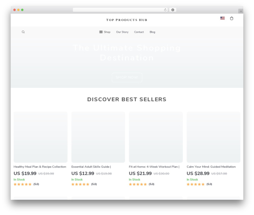 Botticelli WordPress theme - topproductshub.shop