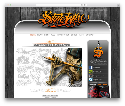Catalyst WordPress theme design - stylewisemedia.com
