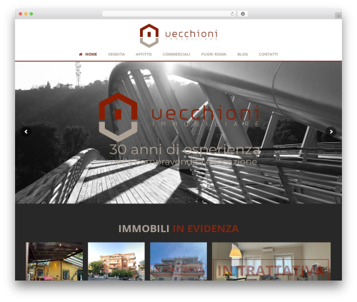 Create WordPress theme - vecchioniimmobiliare.com